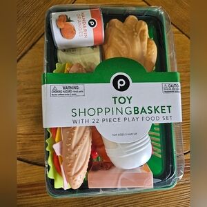 Publix Shopping Basket Play Food Set - Toy